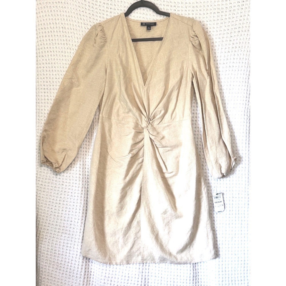 INC International Concepts Womens‎ Toasted Twine Twist Front Dress
